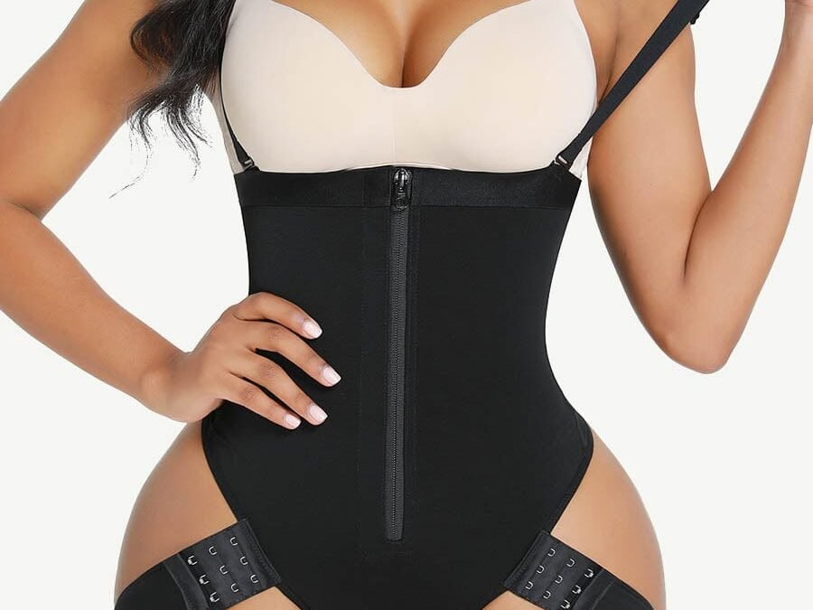 High Waist Shaping Bodysuit with Adjustable Straps