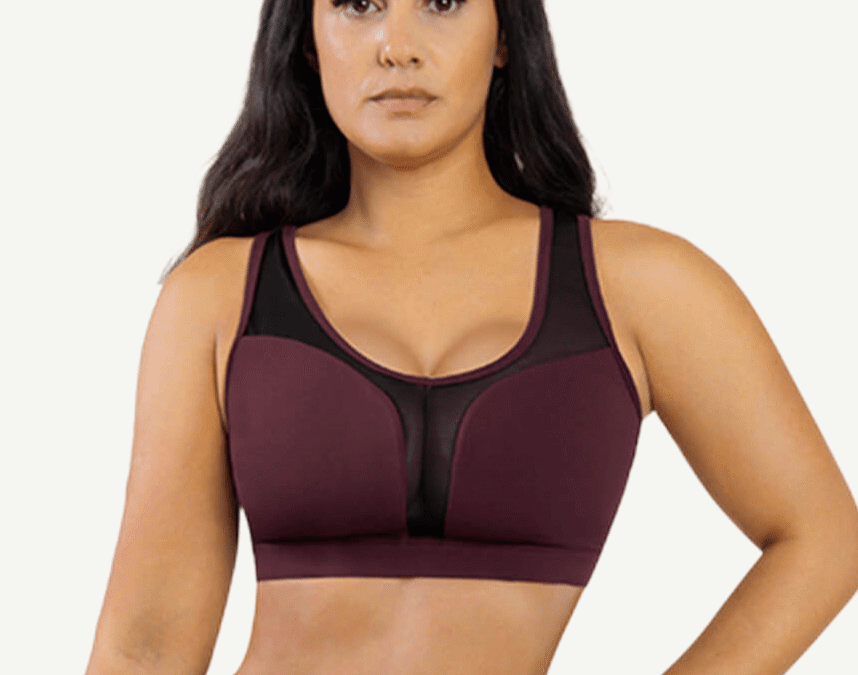 Confidence Boost Sports Bra with Tulle Detail