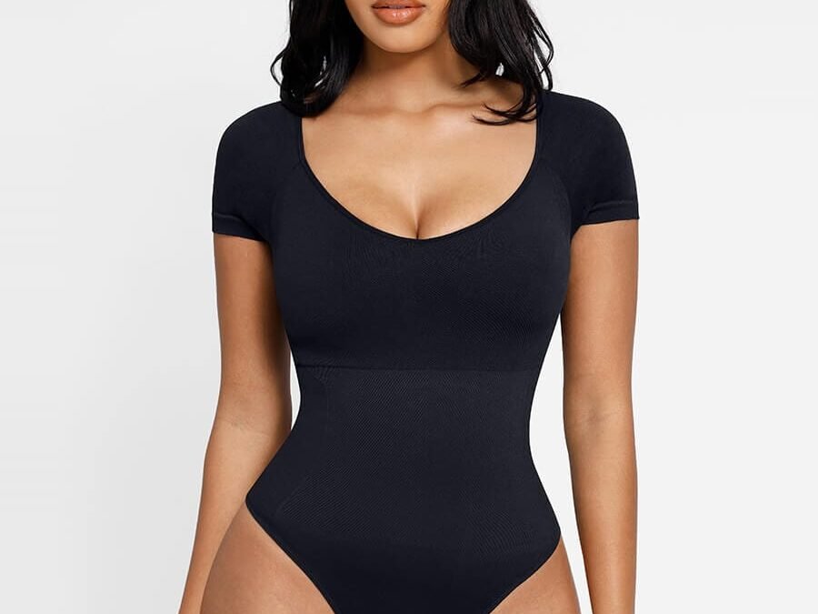 Eco Support Square-Neck Shapewear Bodysuit