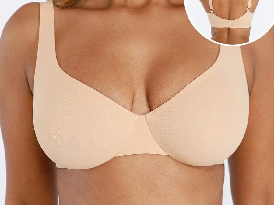 Premium Deep V Underwire Support Bra