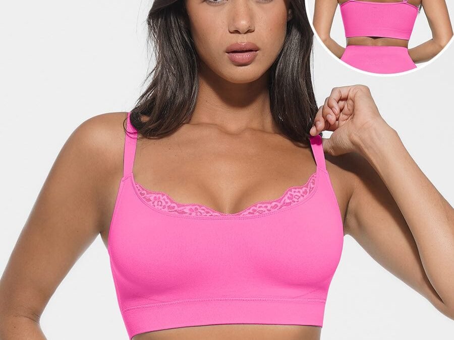 Scoop Neck Smooth Back Bralette