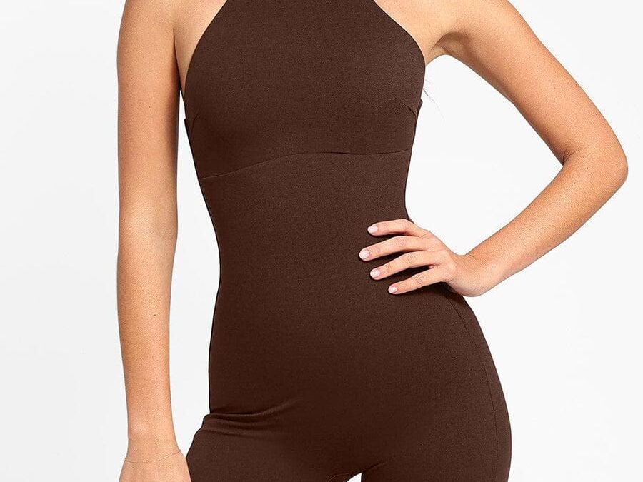 Halter Shaping Romper