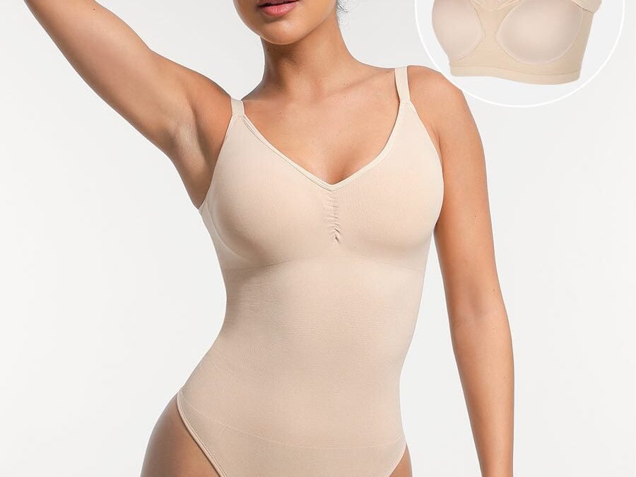Sculpting Thong Bodysuit with Built-in Bra
