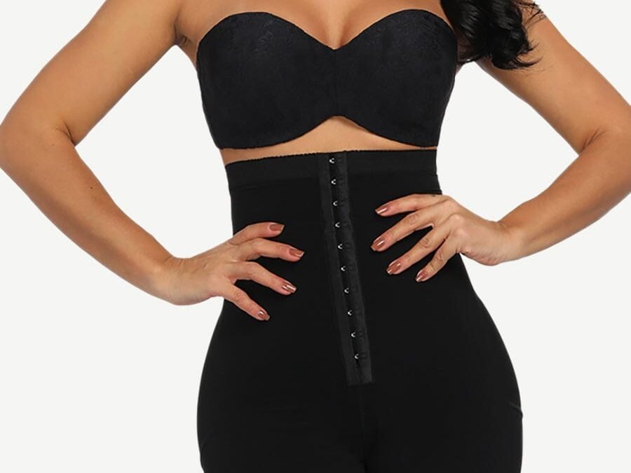 Queen Size High-Waist Lace Shaping Shorts