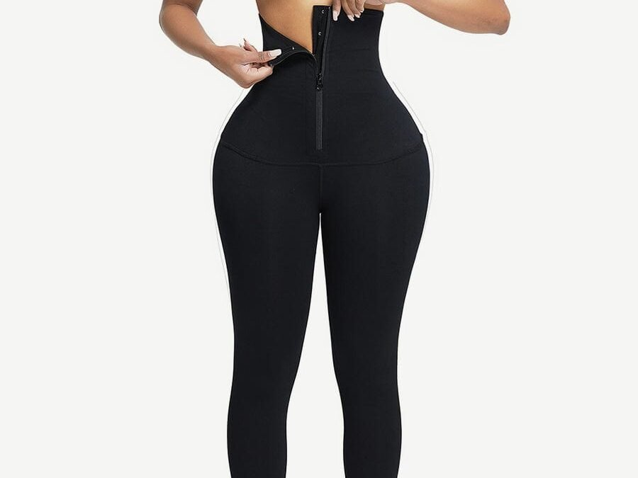 Sultry Black 2-in-1 Waist Trainer Leggings