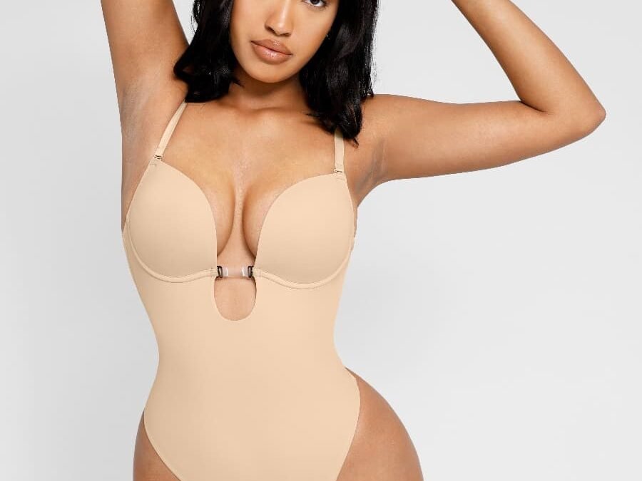 Bridal Confidence Low-Cut Backless Bodysuit