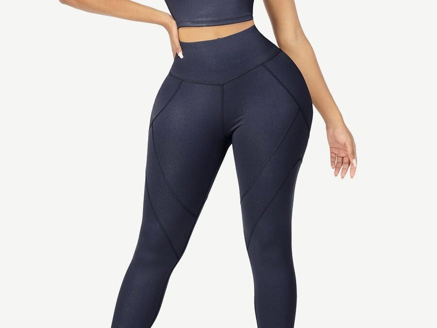 Short Sleeve High Waist Yoga Set