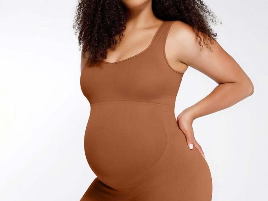 Eco-Friendly Maternity Support Jumpsuit