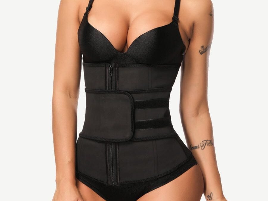 Long Torso Latex Waist Sculptor with Adjustable Closure