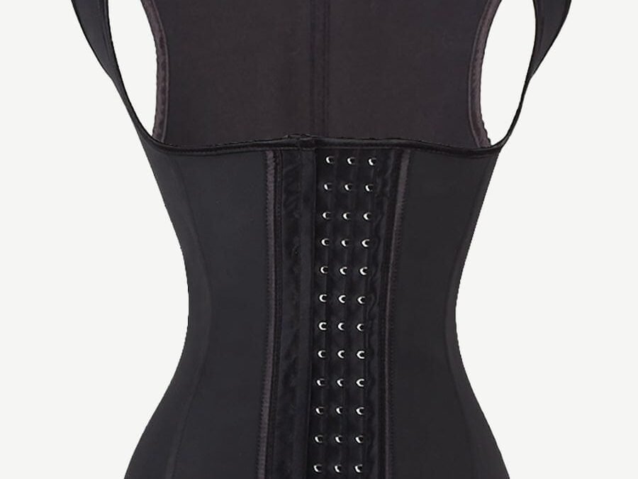 Sculpting Latex Waist Cincher Vest - Plus Size